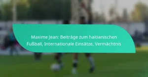 Maxime Jean: Beiträge zum haitianischen Fußball, Internationale Einsätze, Vermächtnis